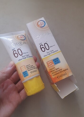 Loreal paris güneş kremi