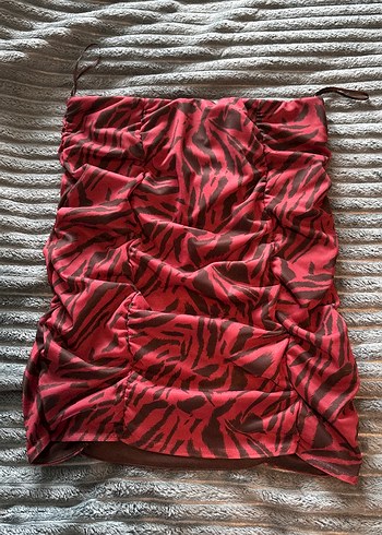 LC Waikiki Bordo midi etek