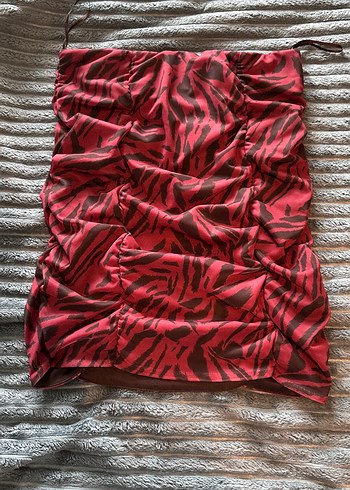 Bordo midi etek
