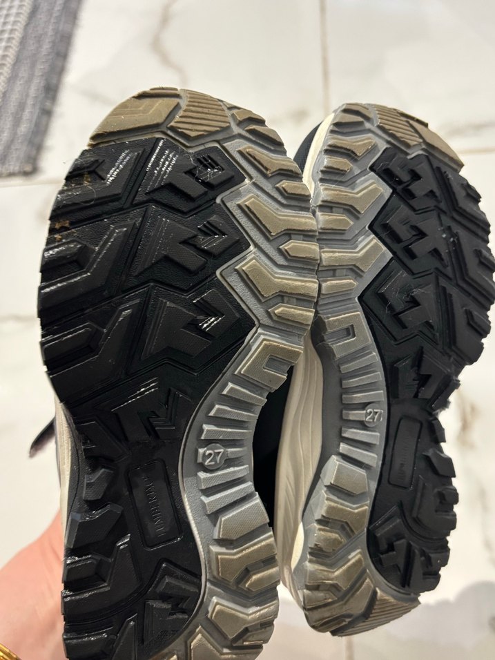 Gri Bağcıklı cırtlı  kız Çocuk Spor bot - Görsel 4