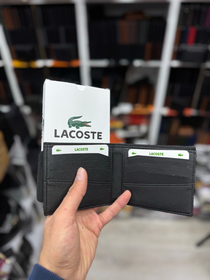 Lacoste Siyah Erkek Cüzdanı - Görsel 3