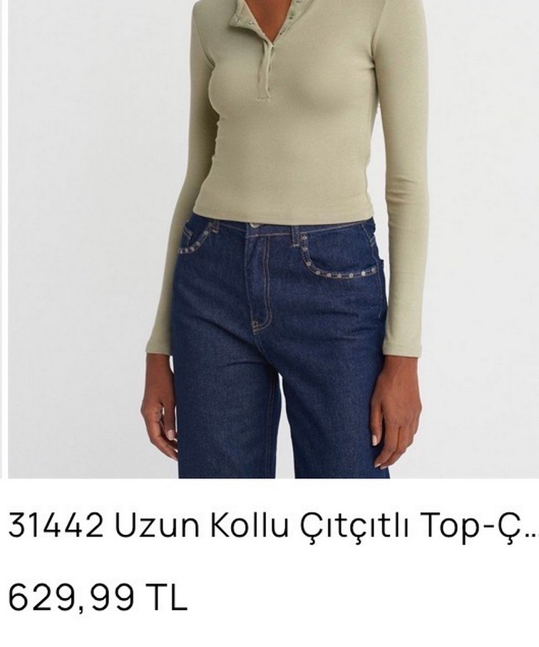 Bordo Uzun Kollu Düğmeli Kadın Bluz - Görsel 4