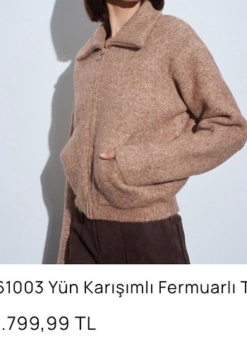 Dilvin Fermuarlı Hırka - Görsel 4