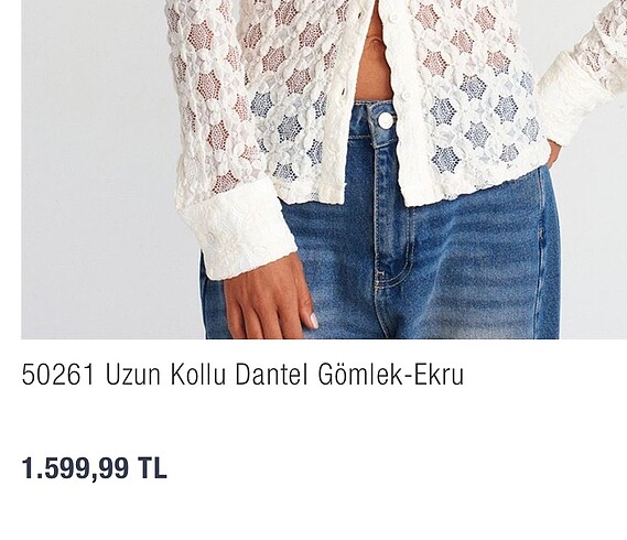 s Beden DANTEL GÖMLEK