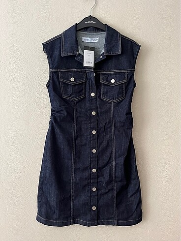 Dilvin Denim Elbise