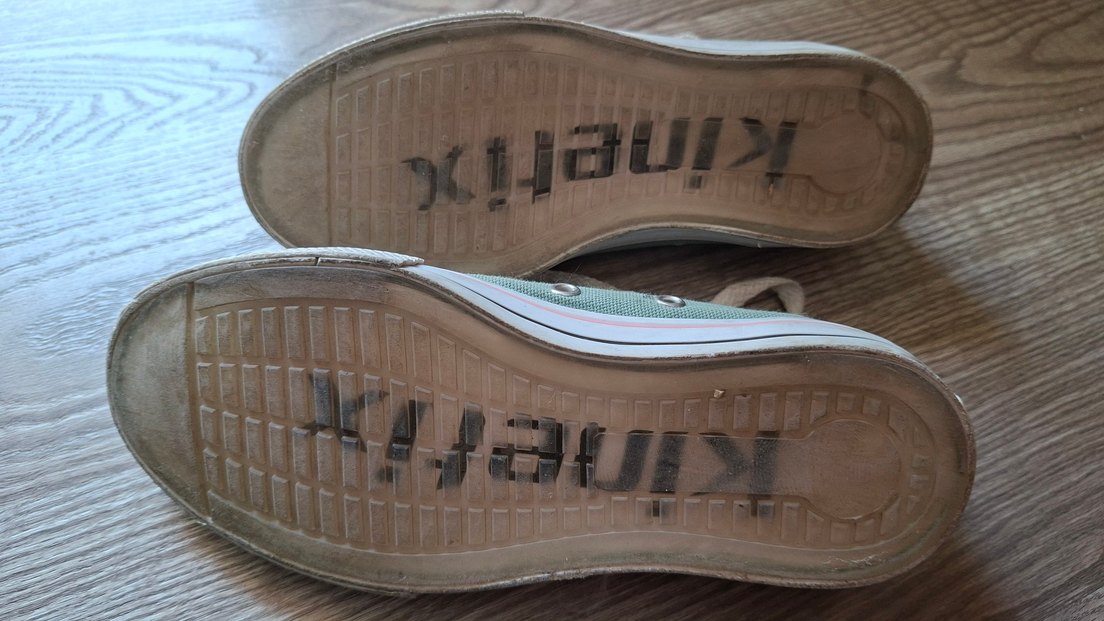 mint yeşili converse model yazlık bez ayakkabı — görsel 3/7
