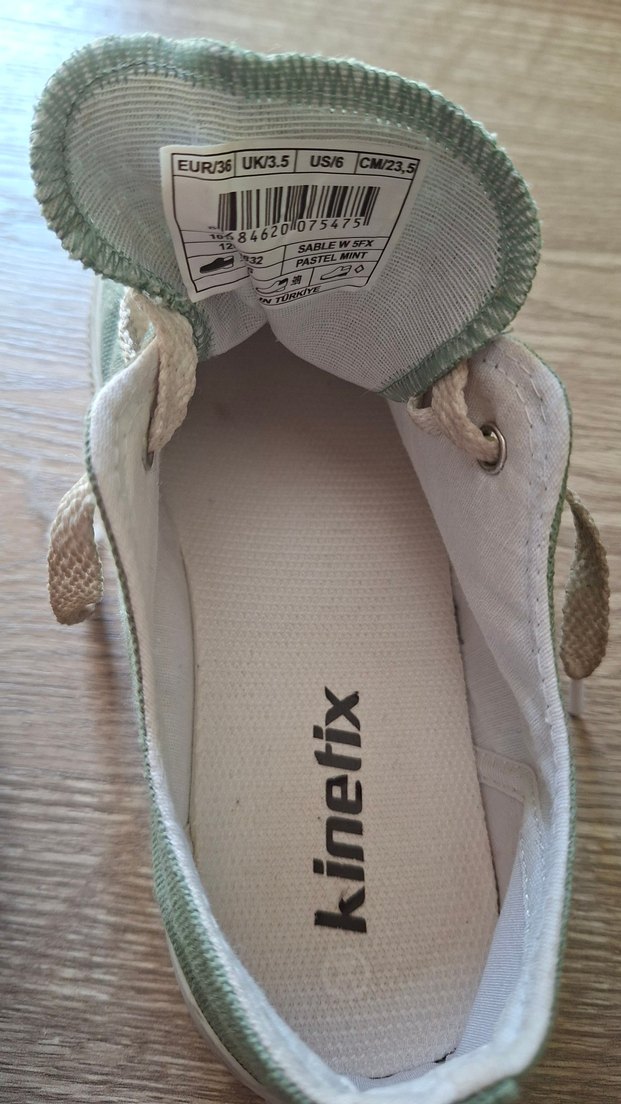 mint yeşili converse model yazlık bez ayakkabı — görsel 5/7