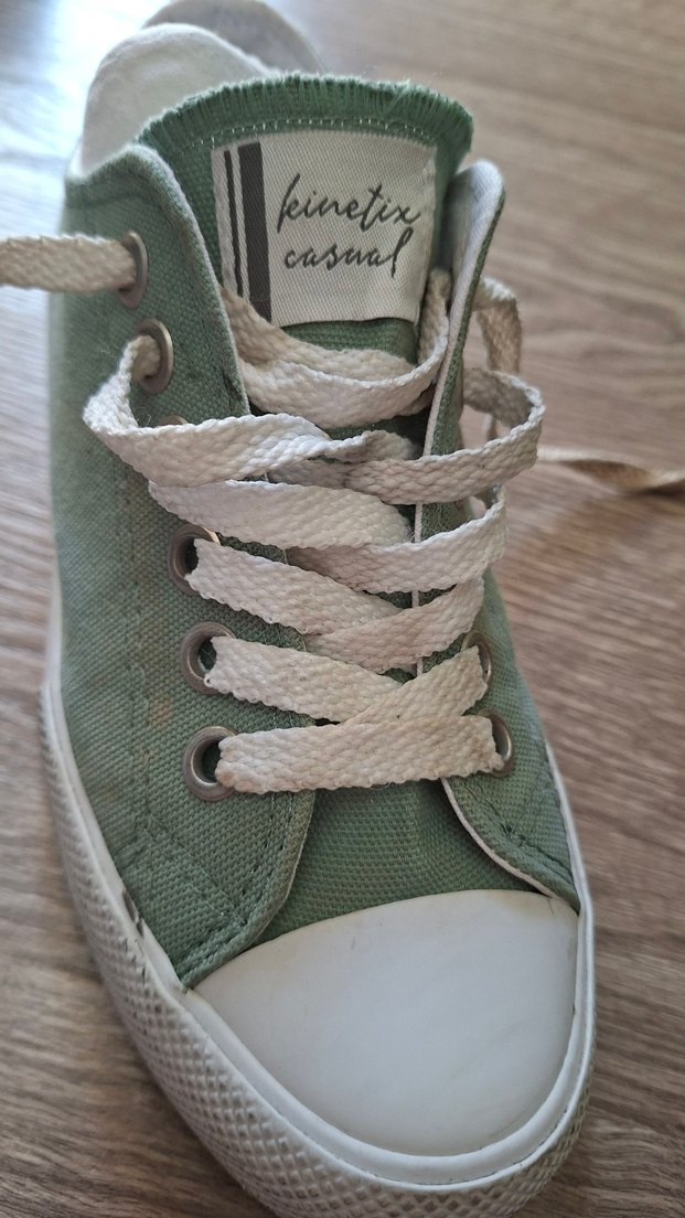 mint yeşili converse model yazlık bez ayakkabı — görsel 6/7