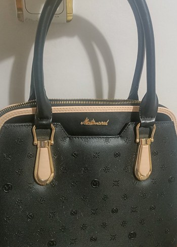 Klasik Siyah Deri Kadın Çanta - Görsel 8