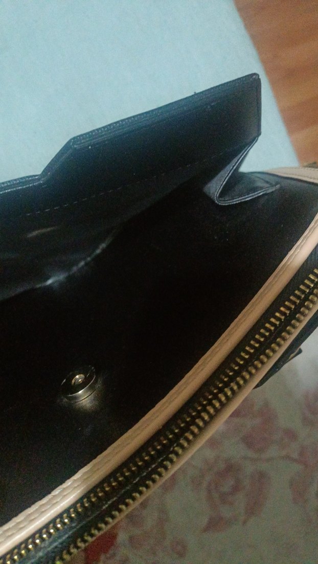 Klasik Siyah Deri Kadın Çanta - Görsel 3