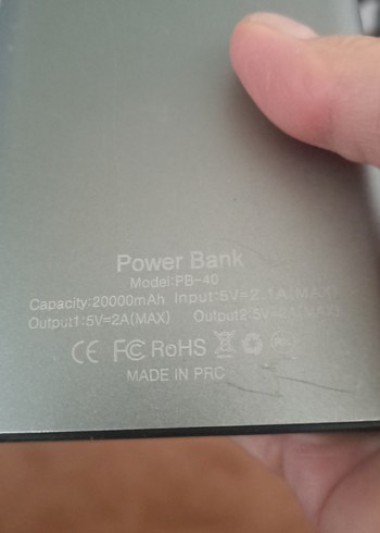Gri Unix Powerbank - Görsel 3