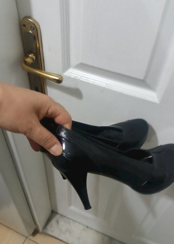 siyah gece ayakkabisi - Görsel 5