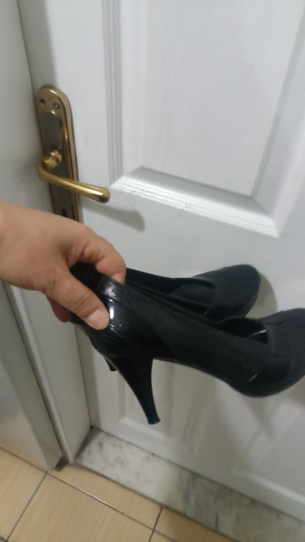 siyah gece ayakkabisi - Görsel 5