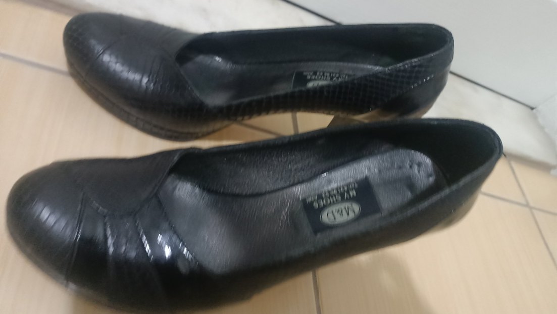 siyah gece ayakkabisi - Görsel 3