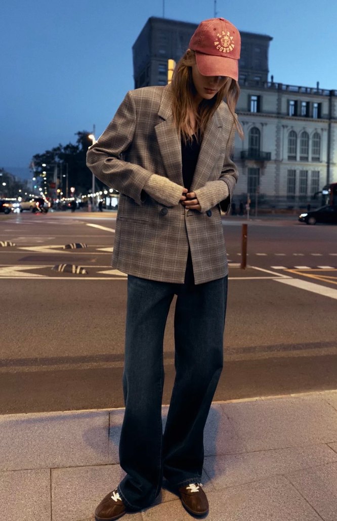 Zara Bej Örgü Kadın Yarım Parmak Eldiven - Görsel 3