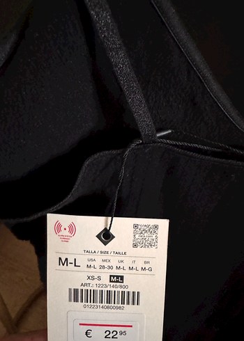 Zara Dantelli Siyah Midi Strappy Tulum - Görsel 7