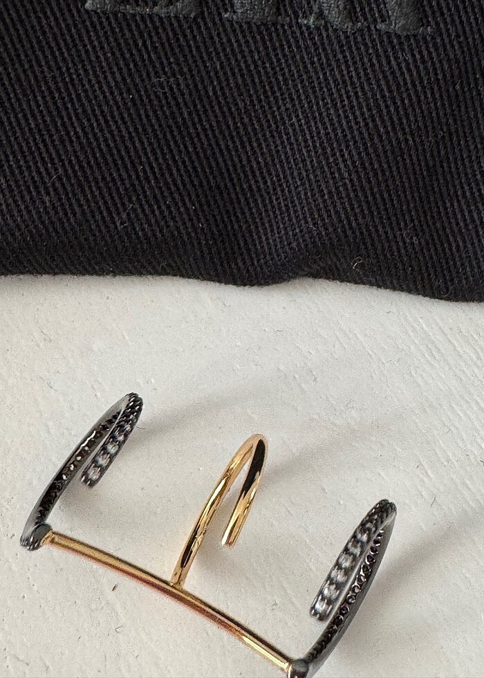 Zara Zirkon Earcuff - Görsel 4