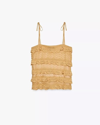 Zara Zara Ajurlu Top