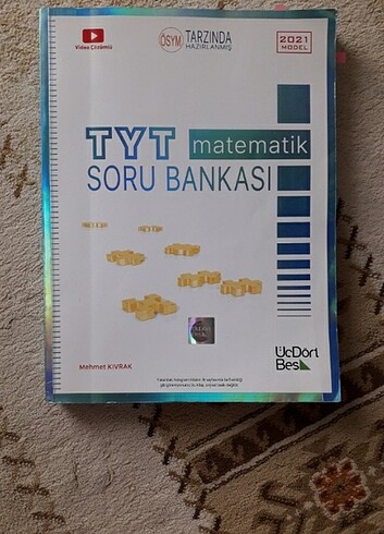 ÜÇDÖRTBEŞ YAYINLARI TYT MATEMATİK SORU BANKASI