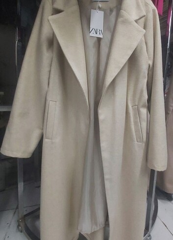 xl Beden Zara Astarlı Kaşe Kaban