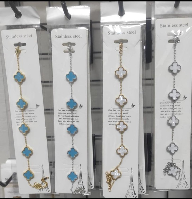 Parisian Tarz Çok Renkli Zincir Detaylı Bileklik - Görsel 3