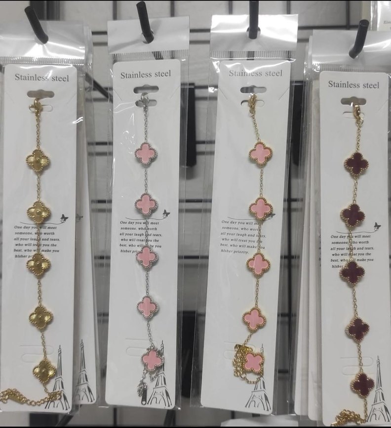 Parisian Tarz Çok Renkli Zincir Detaylı Bileklik - Görsel 2