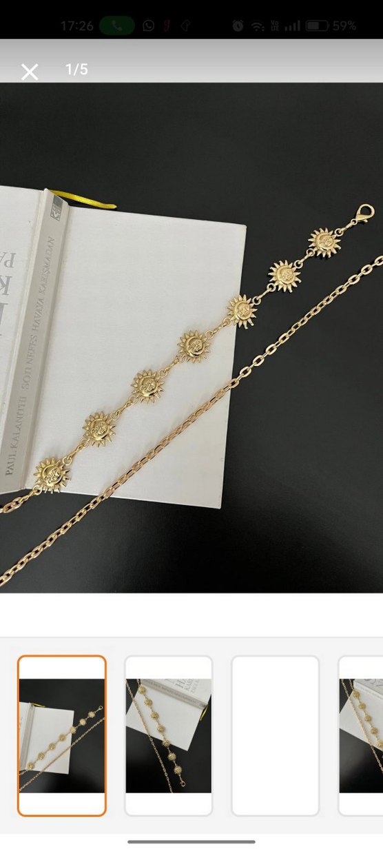 Çiçek ve Deniz Temalı Kadın Vücut Zincirleri - Görsel 4