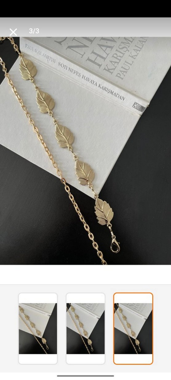 Çiçek ve Deniz Temalı Kadın Vücut Zincirleri - Görsel 3