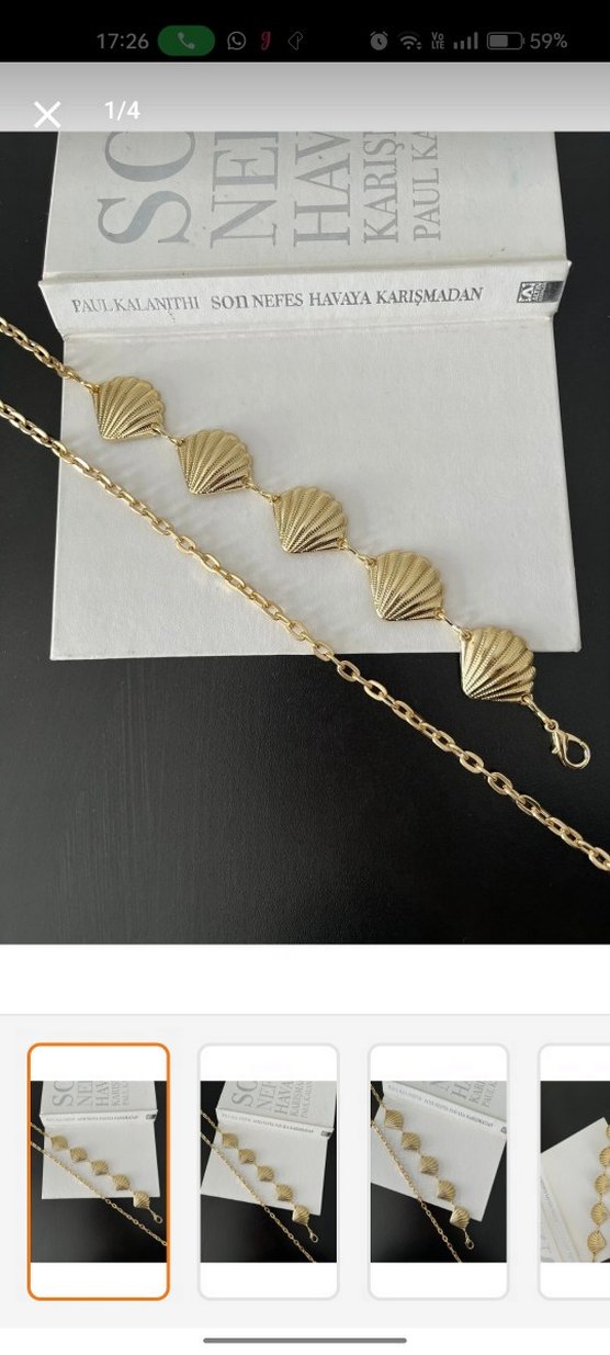 Çiçek ve Deniz Temalı Kadın Vücut Zincirleri - Görsel 5