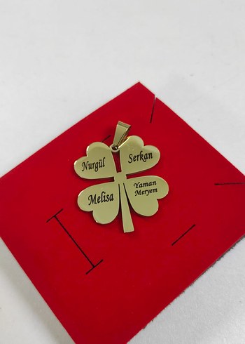 İsimli Yonca Kolye - Görsel 5