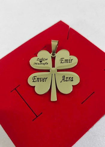 İsimli Yonca Kolye - Görsel 3