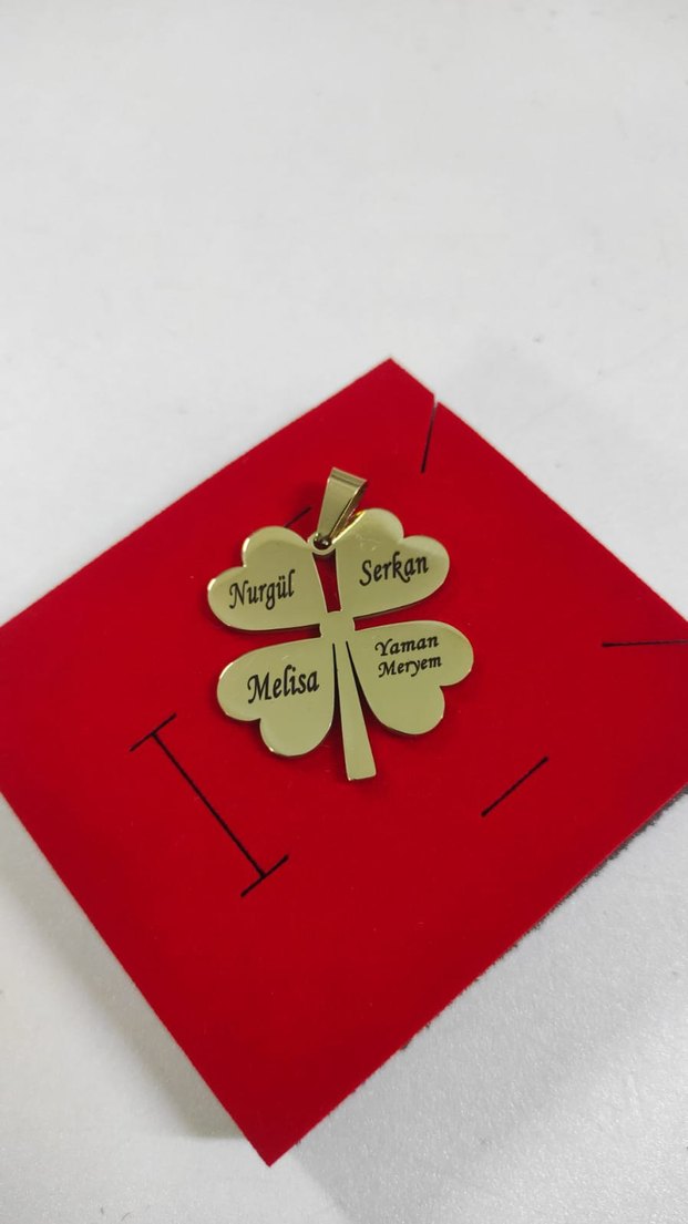 İsimli Yonca Kolye - Görsel 5