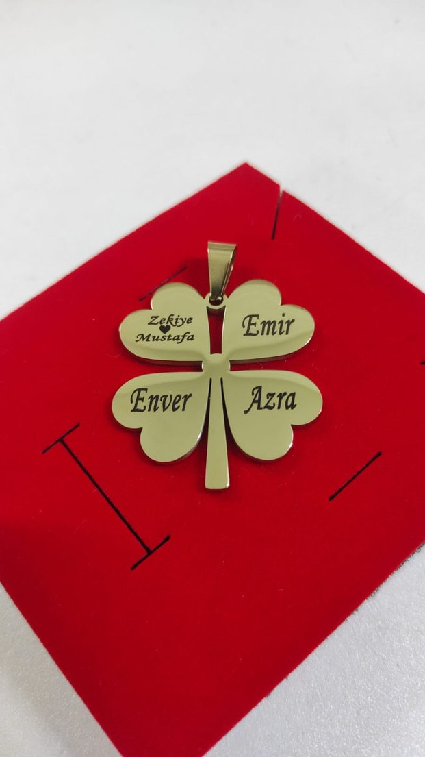 İsimli Yonca Kolye - Görsel 3