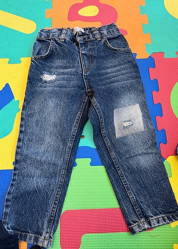 Erkek Çocuk Mavi Denim Pantolon