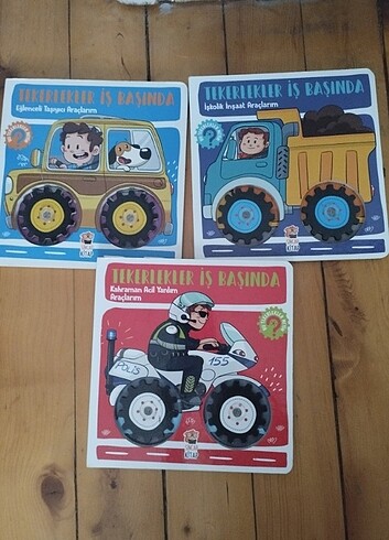 Hareketli kitap iş makinaları