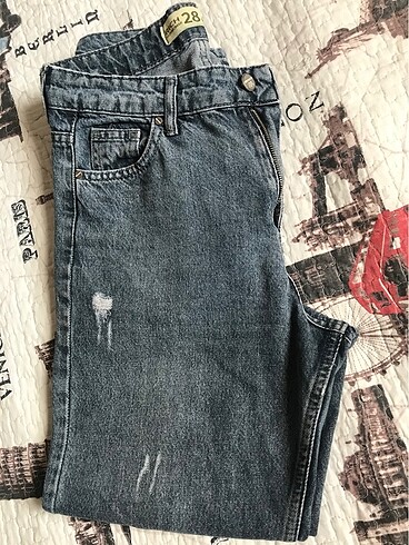 Mom jean pantolon