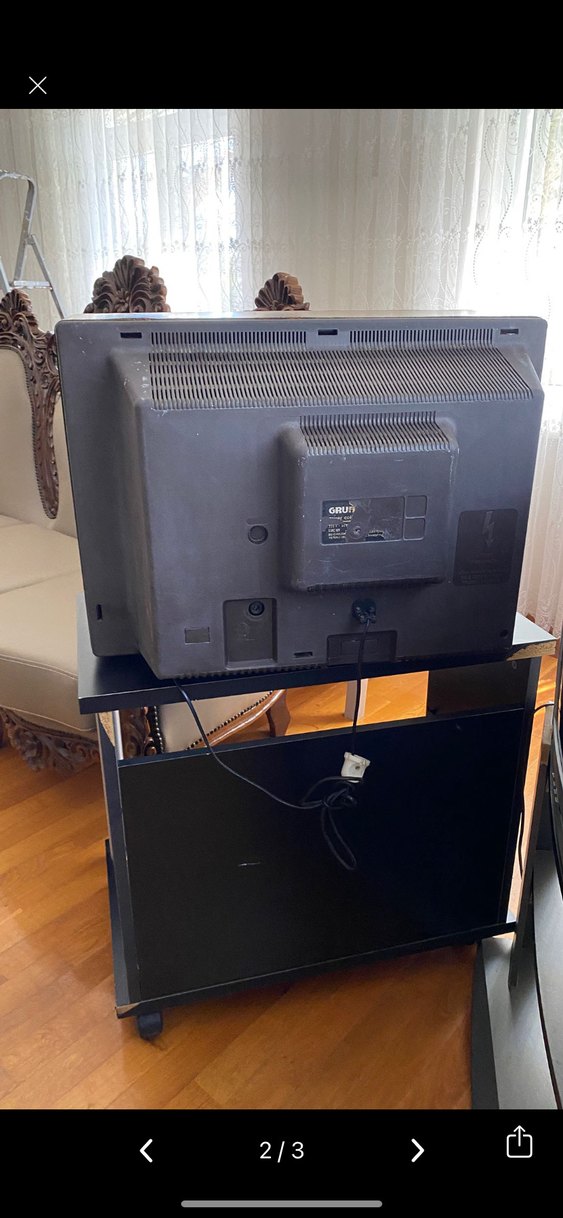 Gri Vintage Grundig Monitör - Görsel 2