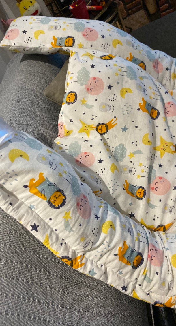 Pastel Renkli Desenli Çocuk Yatağı - Görsel 3