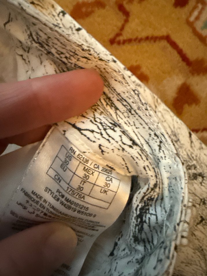 Guess Gri Batik Desenli Fermuarlı Kadın Kot Pantolon - Görsel 5