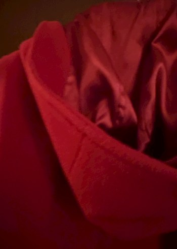 Kırmızı Fermuarlı Kaban - Görsel 6