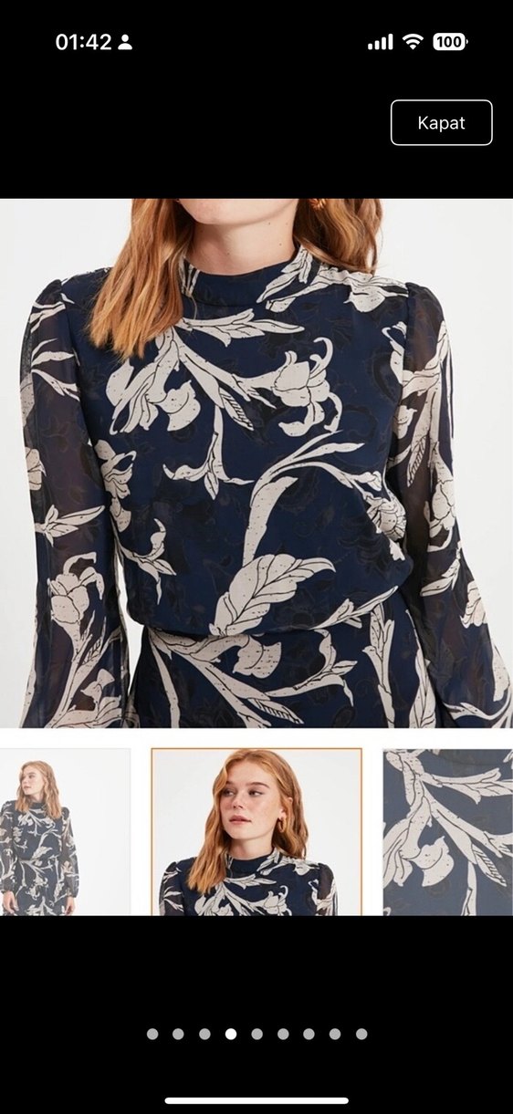 Trendyol milla Kadın Mini Elbise - Görsel 3