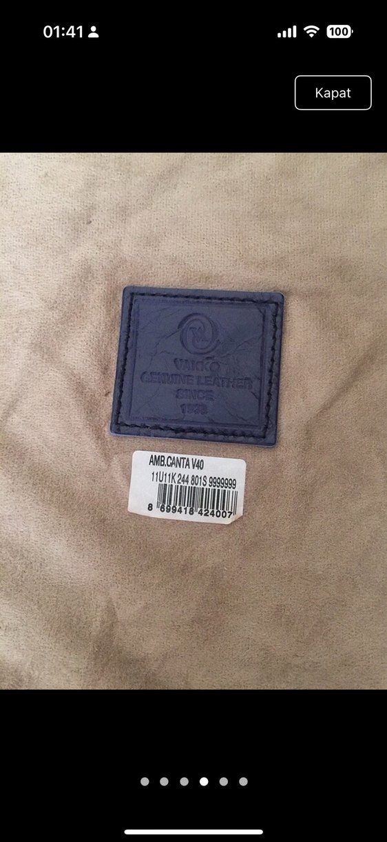 Orijinal Vakko  Omuz Çantası - Görsel 5