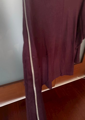 Twist Mürdüm Kadın Yumuşak Dokulu Boğazlı Kazak - Görsel 6