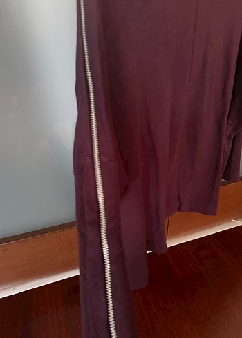 Twist Mürdüm Kadın Yumuşak Dokulu Boğazlı Kazak - Görsel 5