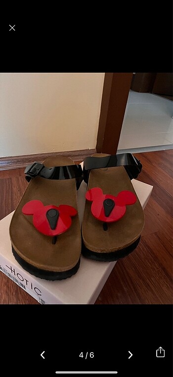 Birkenstock Mickey mouse terlik