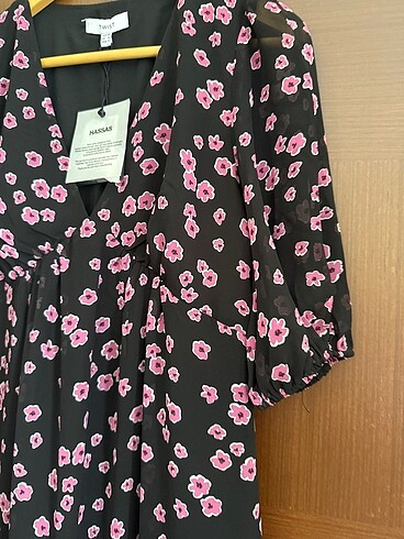 Twist uzun elbise - Görsel 8