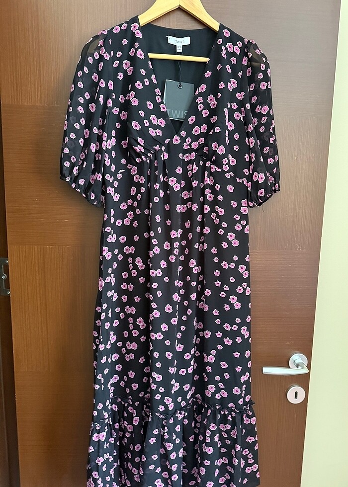 Twist uzun elbise - Görsel 2