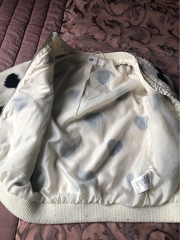 7 Yaş Beden beyaz Renk H&m mont