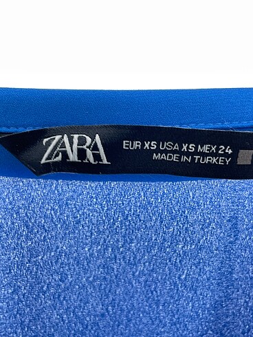 xs Beden mavi Renk Zara Gömlek %70 İndirimli.