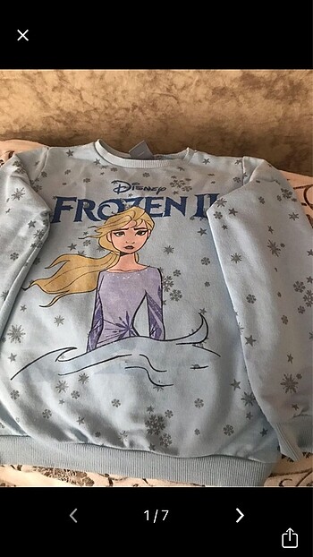 Kız çocuk frozen sweatshirt